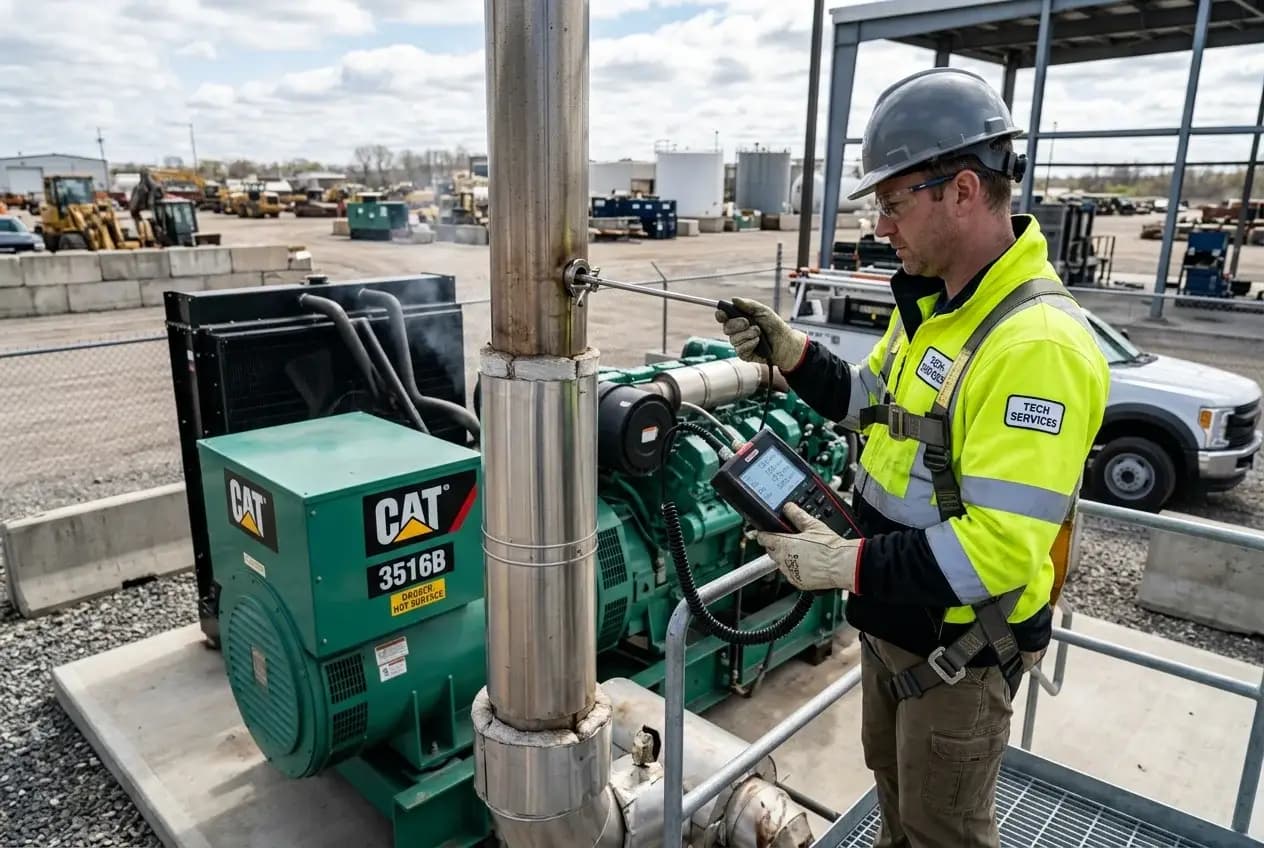 Environmental testing of stationary emission sources